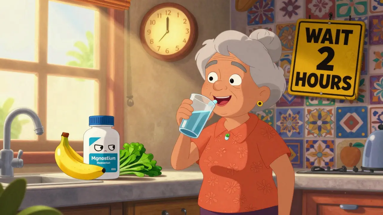 Magnesium Supplements and Osteoporosis Medications: Timing Rules